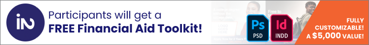 Participants will get a FREE Financial Aid Toolkit!