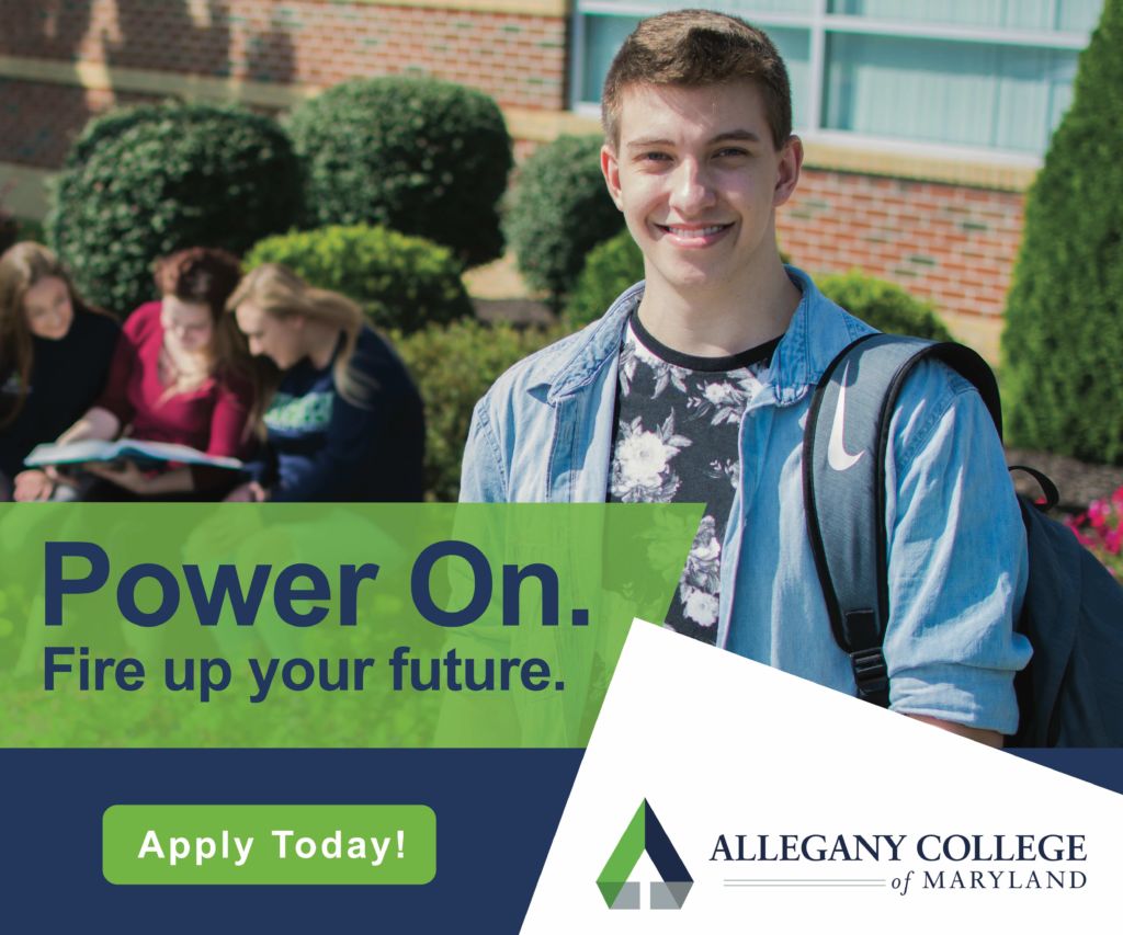 A digital advertisement from Allegany College of Maryland that Interact helped create. When boosting male student enrollment, it's important to show men they belong on campus and use more powerful language.
