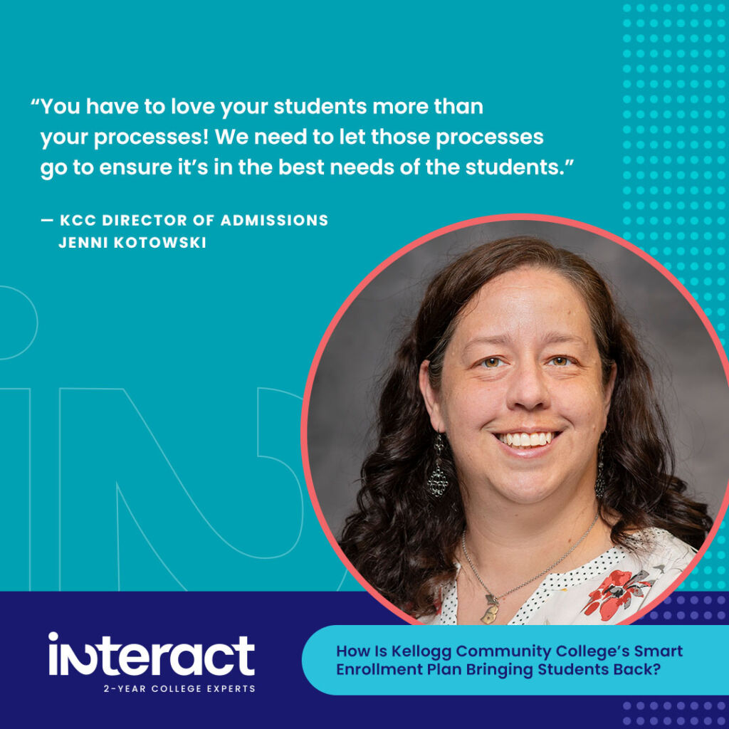 Image with quote from Kotowski: “You have to love your students more than your processes! We need to let those processes go to ensure it’s in the best needs of the students.”